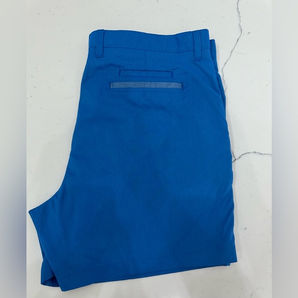 Callaway Blue Flat Front Athletic Shorts - Picture 3 of 7